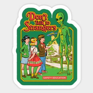 Don't Talk to Strangers Sticker